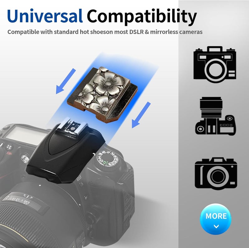 DBZZ Camera Hot Shoe Cover Protector Cap for Canon Nikon Panasonic Fujifilm Olympus Pentax Sigma DSLR/SLR/Evil Camera - Image 2